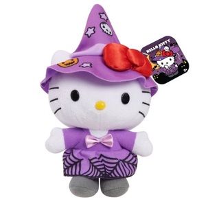 NWT Halloween Hello Kitty Witch Small Plush!